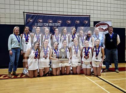 Thumbnail 2 in Rocky Mount Academy vs. Caldwell Academy (NCISAA 2A Championship Awards) photogallery.