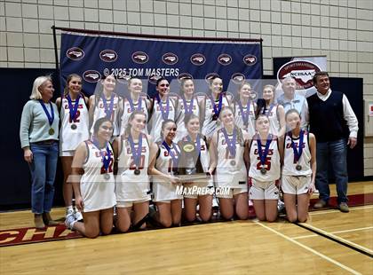 Thumbnail 2 in Rocky Mount Academy vs. Caldwell Academy (NCISAA 2A Championship Awards) photogallery.