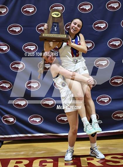 Thumbnail 1 in Rocky Mount Academy vs. Caldwell Academy (NCISAA 2A Championship Awards) photogallery.