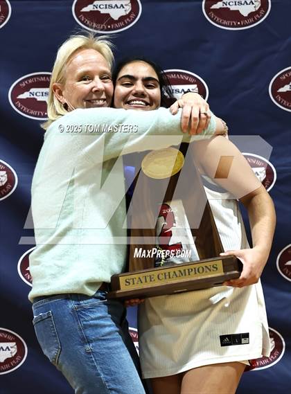 Thumbnail 2 in Rocky Mount Academy vs. Caldwell Academy (NCISAA 2A Championship Awards) photogallery.