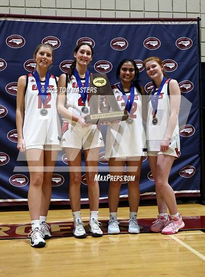 Thumbnail 2 in Rocky Mount Academy vs. Caldwell Academy (NCISAA 2A Championship Awards) photogallery.