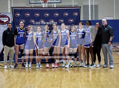 Thumbnail 2 in Rocky Mount Academy vs. Caldwell Academy (NCISAA 2A Championship Awards) photogallery.