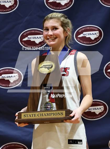 Thumbnail 1 in Rocky Mount Academy vs. Caldwell Academy (NCISAA 2A Championship Awards) photogallery.