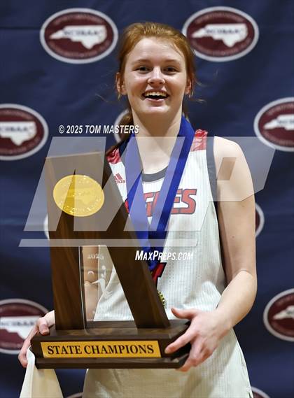 Thumbnail 2 in Rocky Mount Academy vs. Caldwell Academy (NCISAA 2A Championship Awards) photogallery.