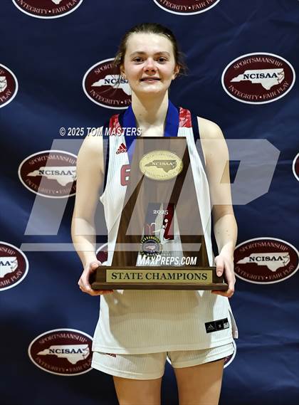 Thumbnail 2 in Rocky Mount Academy vs. Caldwell Academy (NCISAA 2A Championship Awards) photogallery.