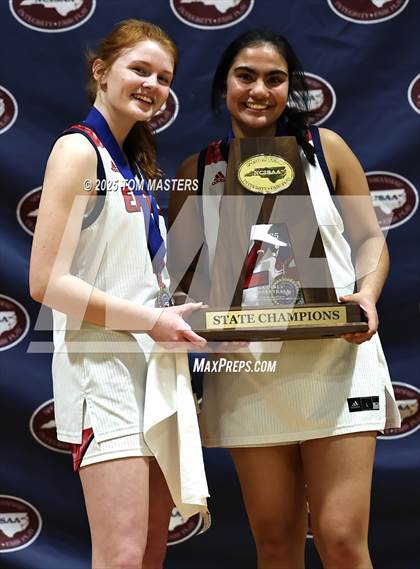 Thumbnail 1 in Rocky Mount Academy vs. Caldwell Academy (NCISAA 2A Championship Awards) photogallery.