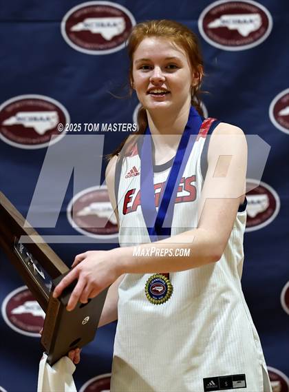 Thumbnail 1 in Rocky Mount Academy vs. Caldwell Academy (NCISAA 2A Championship Awards) photogallery.