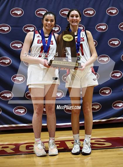 Thumbnail 3 in Rocky Mount Academy vs. Caldwell Academy (NCISAA 2A Championship Awards) photogallery.