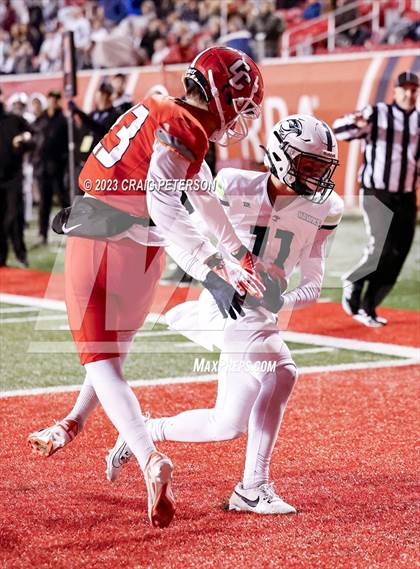Thumbnail 2 in Crimson Cliffs vs Ridgeline (UHSAA 4A Semifinal) photogallery.