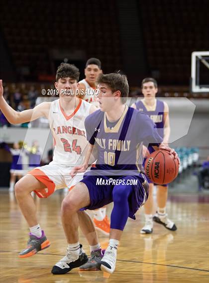 Thumbnail 1 in Holy Family vs. Lewis-Palmer (CHSAA 4A Final Four) photogallery.