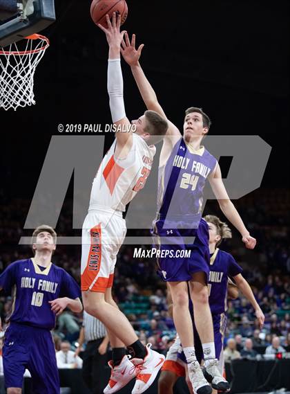 Thumbnail 2 in Holy Family vs. Lewis-Palmer (CHSAA 4A Final Four) photogallery.