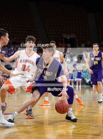 Thumbnail 1 in Holy Family vs. Lewis-Palmer (CHSAA 4A Final Four) photogallery.