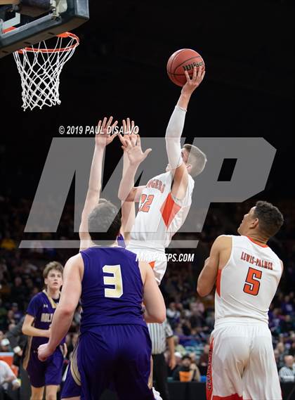 Thumbnail 2 in Holy Family vs. Lewis-Palmer (CHSAA 4A Final Four) photogallery.