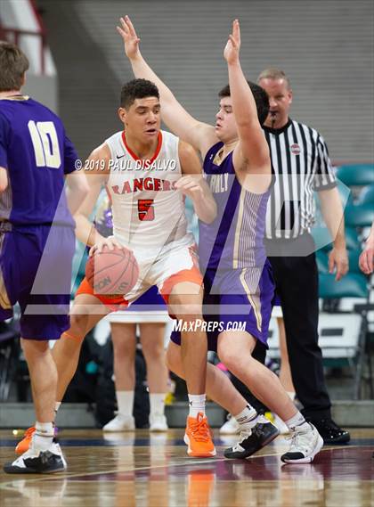 Thumbnail 3 in Holy Family vs. Lewis-Palmer (CHSAA 4A Final Four) photogallery.