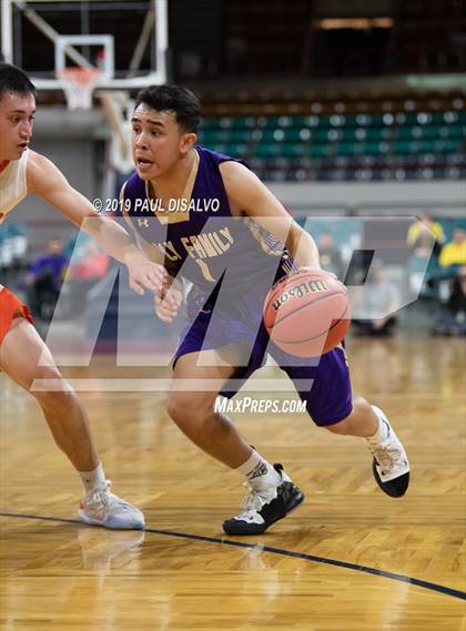 Thumbnail 3 in Holy Family vs. Lewis-Palmer (CHSAA 4A Final Four) photogallery.