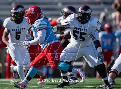 Thumbnail 1 in Rowlett vs Skyline (UIL 6A Area Playoff) photogallery.