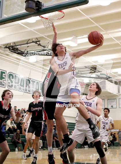 Thumbnail 3 in Oakland Tech vs. Campolindo (MLK Classic @ De La Salle) photogallery.