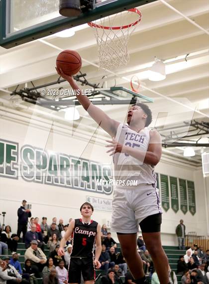 Thumbnail 2 in Oakland Tech vs. Campolindo (MLK Classic @ De La Salle) photogallery.