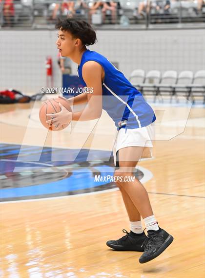 Thumbnail 1 in Cactus Shadows vs. Catalina Foothills - Section 7 Basketball Tournament photogallery.