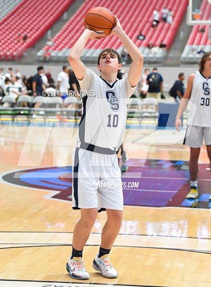 Thumbnail 2 in Cactus Shadows vs. Catalina Foothills - Section 7 Basketball Tournament photogallery.