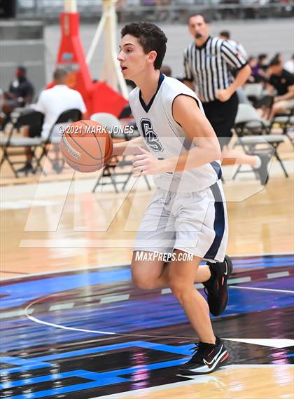 Thumbnail 1 in Cactus Shadows vs. Catalina Foothills - Section 7 Basketball Tournament photogallery.