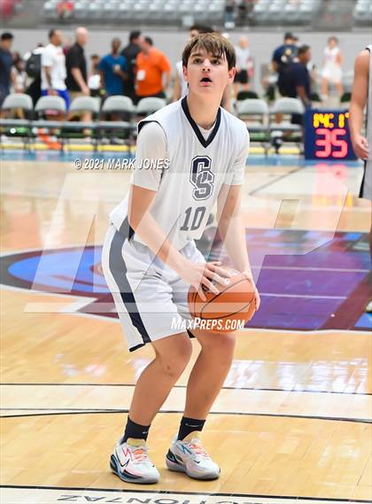 Thumbnail 1 in Cactus Shadows vs. Catalina Foothills - Section 7 Basketball Tournament photogallery.