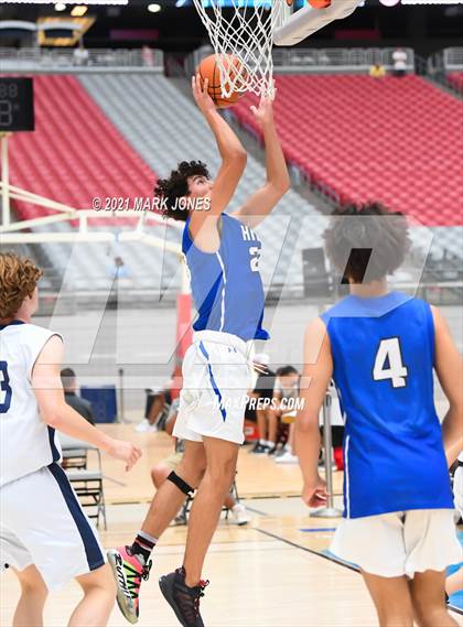 Thumbnail 2 in Cactus Shadows vs. Catalina Foothills - Section 7 Basketball Tournament photogallery.