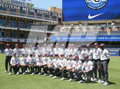 Thumbnail 2 in Perfect Game All-American Classic (East vs. West) photogallery.