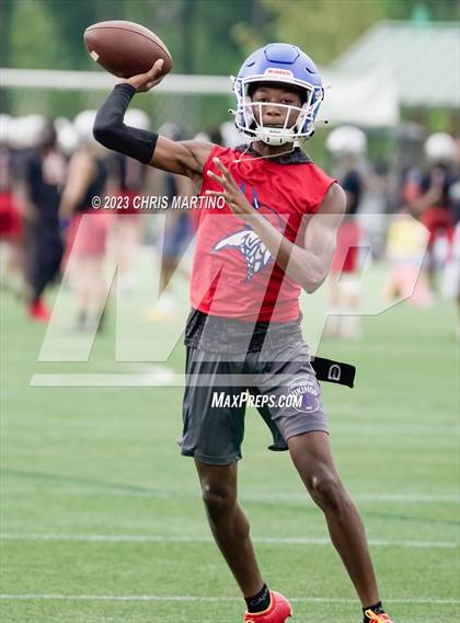 Thumbnail 2 in North Mecklenburg vs Palisades (Powerade 7 on 7) photogallery.