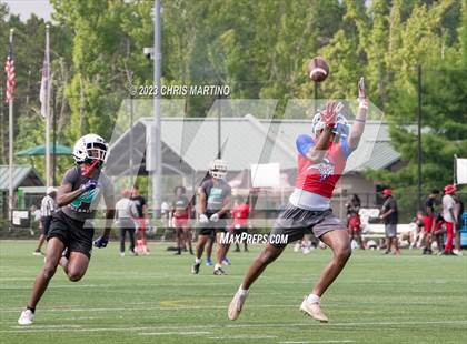 Thumbnail 1 in North Mecklenburg vs Palisades (Powerade 7 on 7) photogallery.