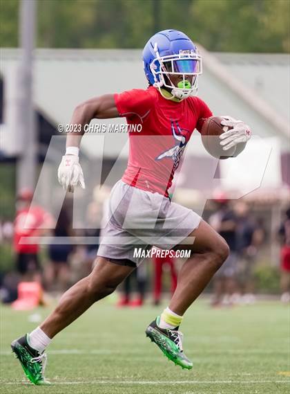 Thumbnail 2 in North Mecklenburg vs Palisades (Powerade 7 on 7) photogallery.