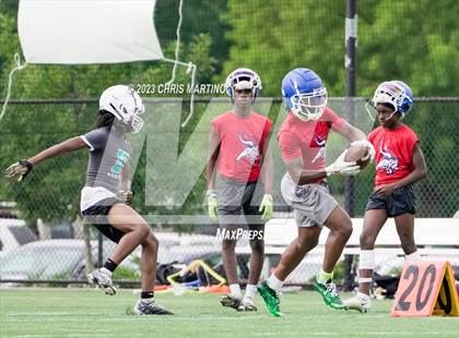 Thumbnail 3 in North Mecklenburg vs Palisades (Powerade 7 on 7) photogallery.