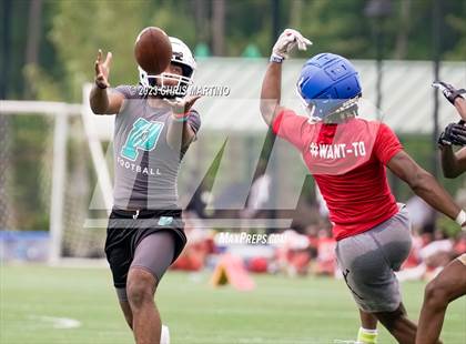 Thumbnail 2 in North Mecklenburg vs Palisades (Powerade 7 on 7) photogallery.