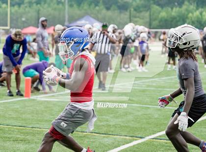 Thumbnail 3 in North Mecklenburg vs Palisades (Powerade 7 on 7) photogallery.