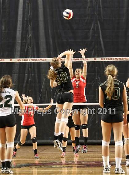 Thumbnail 3 in Cardinal Gibbons vs North Iredell (NCHSAA 3A Final) photogallery.
