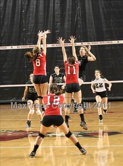 Thumbnail 3 in Cardinal Gibbons vs North Iredell (NCHSAA 3A Final) photogallery.