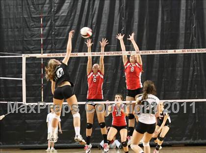 Thumbnail 3 in Cardinal Gibbons vs North Iredell (NCHSAA 3A Final) photogallery.