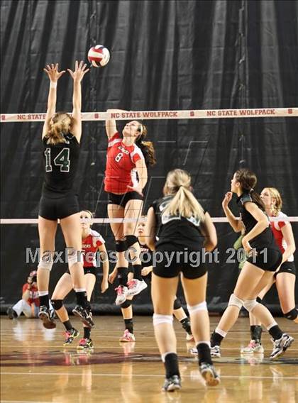 Thumbnail 3 in Cardinal Gibbons vs North Iredell (NCHSAA 3A Final) photogallery.