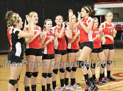 Thumbnail 1 in Cardinal Gibbons vs North Iredell (NCHSAA 3A Final) photogallery.