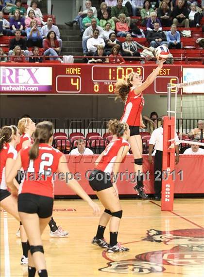 Thumbnail 2 in Cardinal Gibbons vs North Iredell (NCHSAA 3A Final) photogallery.