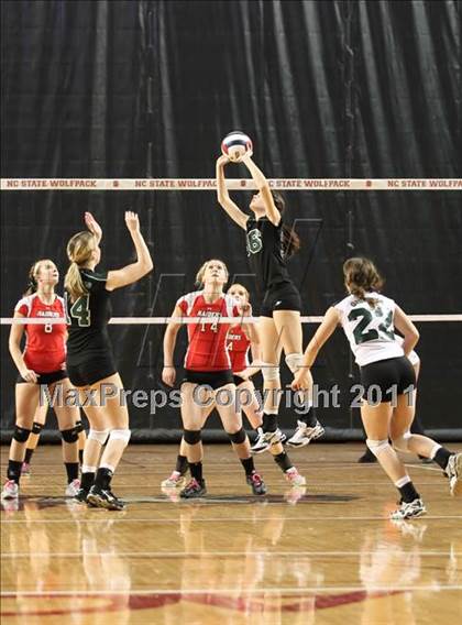 Thumbnail 2 in Cardinal Gibbons vs North Iredell (NCHSAA 3A Final) photogallery.