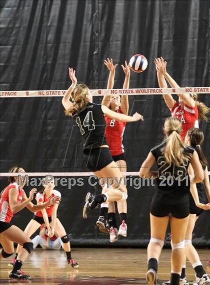 Thumbnail 1 in Cardinal Gibbons vs North Iredell (NCHSAA 3A Final) photogallery.