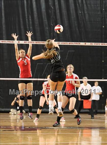 Thumbnail 2 in Cardinal Gibbons vs North Iredell (NCHSAA 3A Final) photogallery.