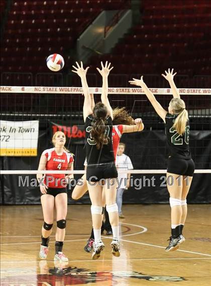 Thumbnail 3 in Cardinal Gibbons vs North Iredell (NCHSAA 3A Final) photogallery.