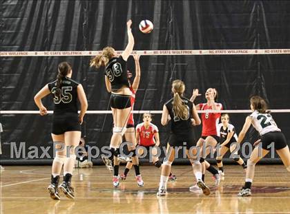 Thumbnail 3 in Cardinal Gibbons vs North Iredell (NCHSAA 3A Final) photogallery.