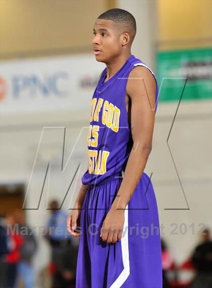 Thumbnail 1 in Word of God Christian Academy vs. New Hampton (HighSchoolOT.com Invitational) photogallery.