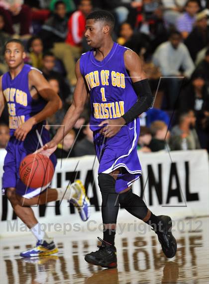 Thumbnail 3 in Word of God Christian Academy vs. New Hampton (HighSchoolOT.com Invitational) photogallery.