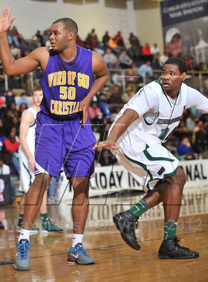 Thumbnail 2 in Word of God Christian Academy vs. New Hampton (HighSchoolOT.com Invitational) photogallery.