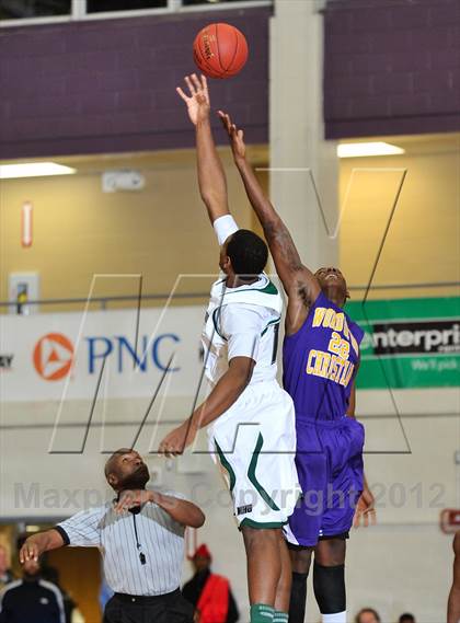Thumbnail 2 in Word of God Christian Academy vs. New Hampton (HighSchoolOT.com Invitational) photogallery.