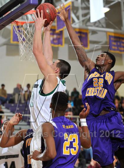 Thumbnail 3 in Word of God Christian Academy vs. New Hampton (HighSchoolOT.com Invitational) photogallery.